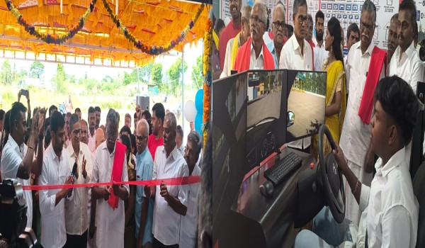 vertex-advanced-driving-simulator-at-rainbow-driving-school-theni.-the-platform-designed-to-enhance-the-quality-of-training-education-and-llr-practice-for-the-beginners.