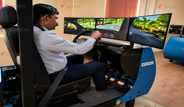 vertex-lmv-driving-simulator-at-institute-of-driving-training-&-research-(idtr)-chhatia-in-odisha,-have-designed-to-provide-students-with-a-highly-realistic-and-safe-driving-experience-before-they-take-on-real-roads.