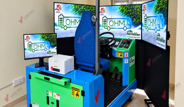 vertex-ev-bus-driving-simulator-at-ohm-global-mobility,-chennai.-the-simulator-is-designed-to-replicate-the-driving-characteristics-and-operating-conditions-to-enhance-their-driving-skills-before-operating-vehicles-on-public-roads.
